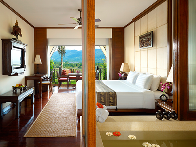 Anantara Golden Triangle Elephant Camp Resort Spa Three Country View room