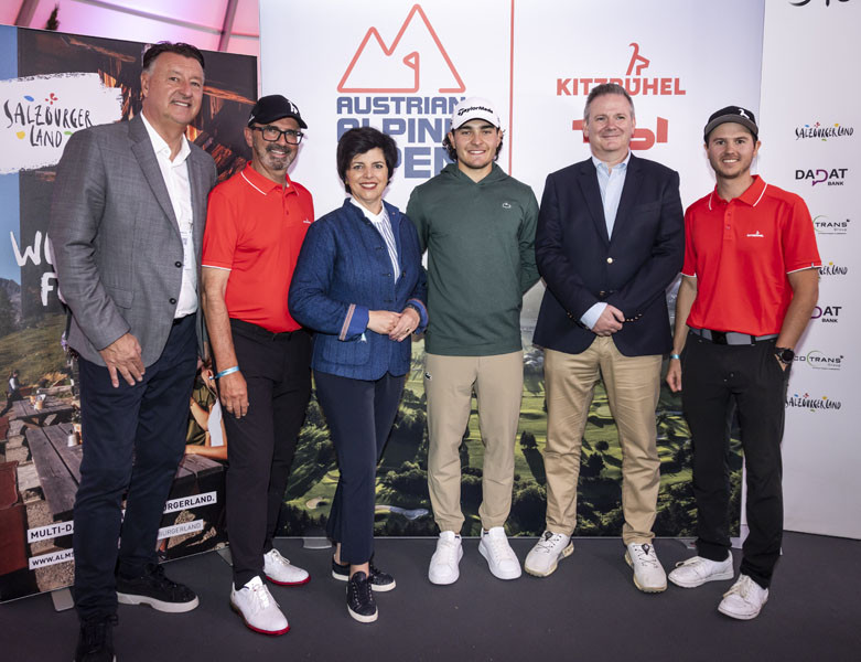 Kitzbühel Delegation auf Stippvisite bei den Austrian Alpine Open 2025 im GC Gut Altentann
