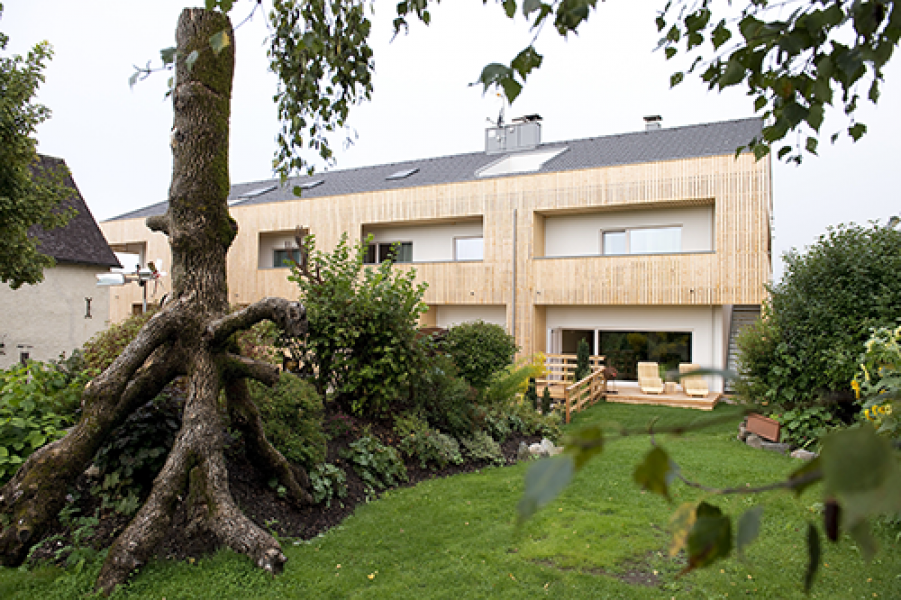 aussenansicht im garten gourmet und boutiquehotel tanzer