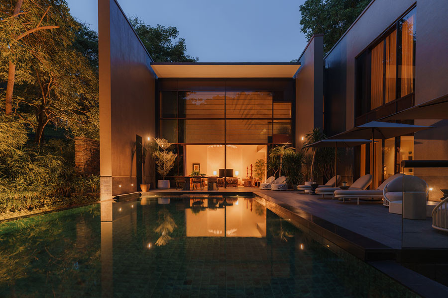 Capella Singapore Capella Manor Exterior  (Night)