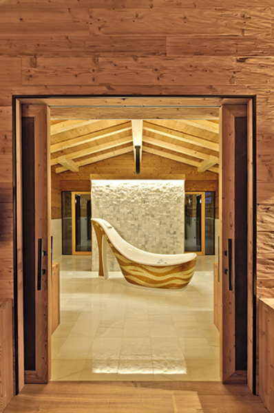 Hotel Fanes Chalet mit Stiletto Badewanne Hotel Fanes