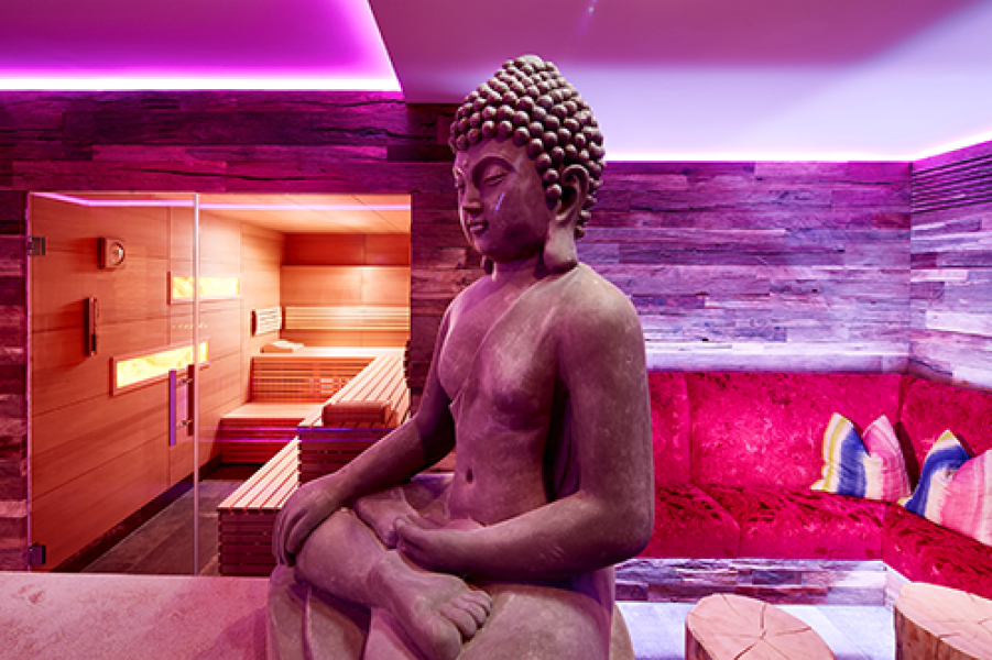 Ayurveda Resort Sonnhof Honig Sauna mit Lounge 4