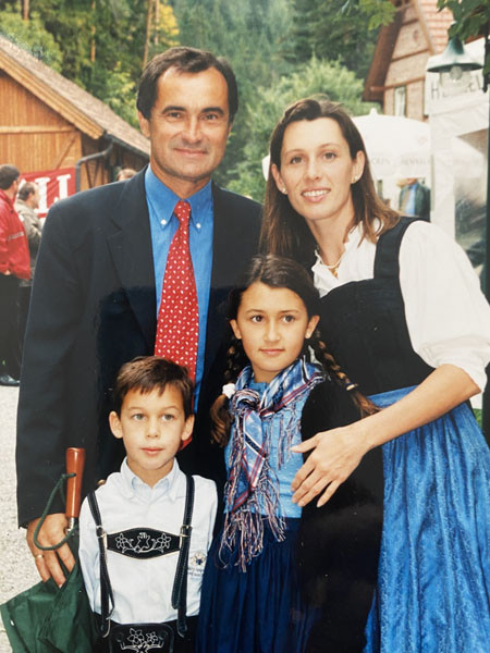 Familie Wittmann mit Franz jun. und Tochter Julia
