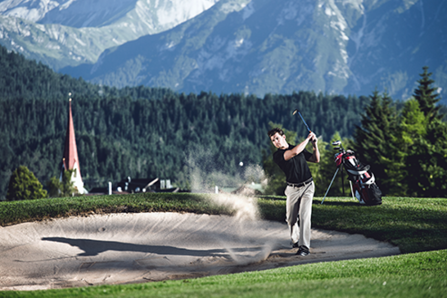Schlag aus Bunker GC Seefeld Reith