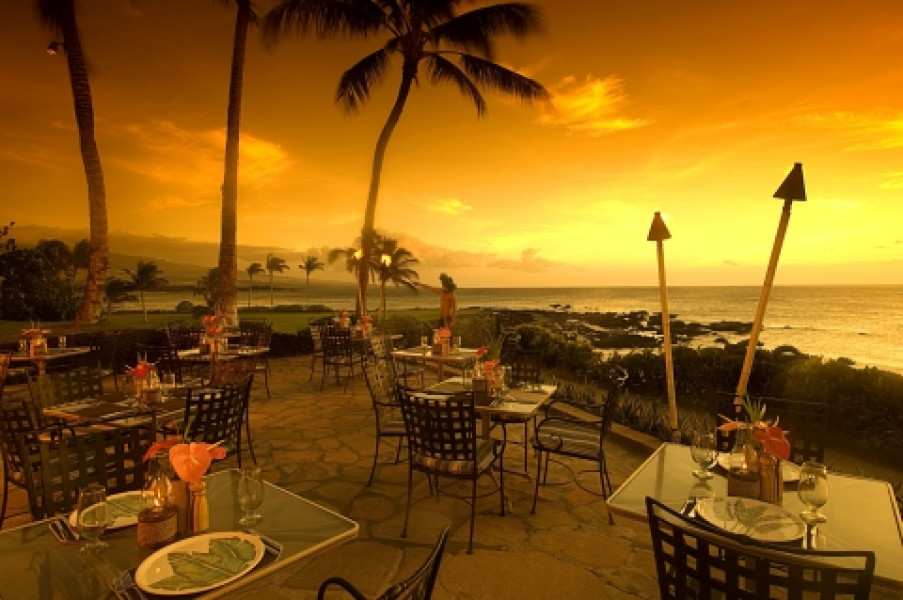 Kamuela Provision Company Lanai Sunset