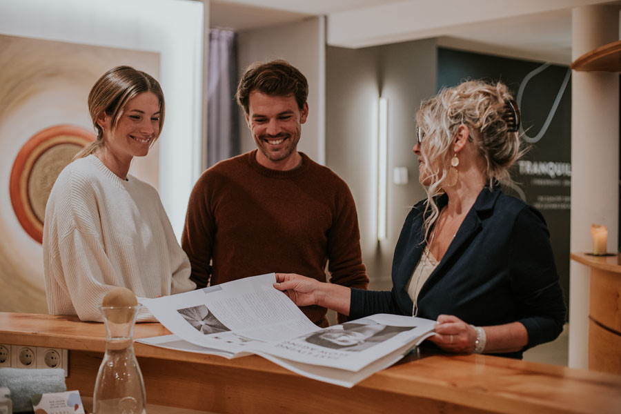 Beratung im NABE.DAS SPA DIE WASNERIN tinksi