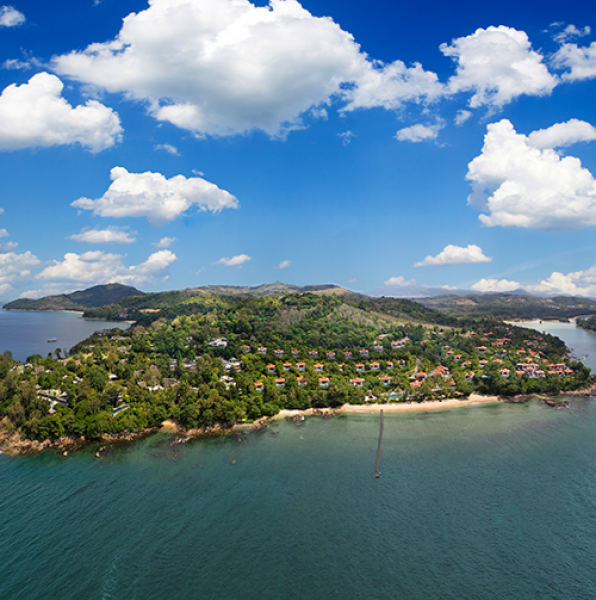 Trisara Hotelvilla sky replace ocean